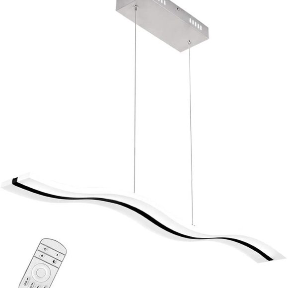 Curvy Wave Chandelier / Ceiling Light - Picture 13 of 16